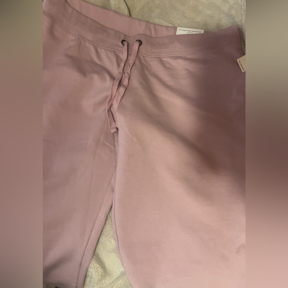 Pink Fit & Flare Pants